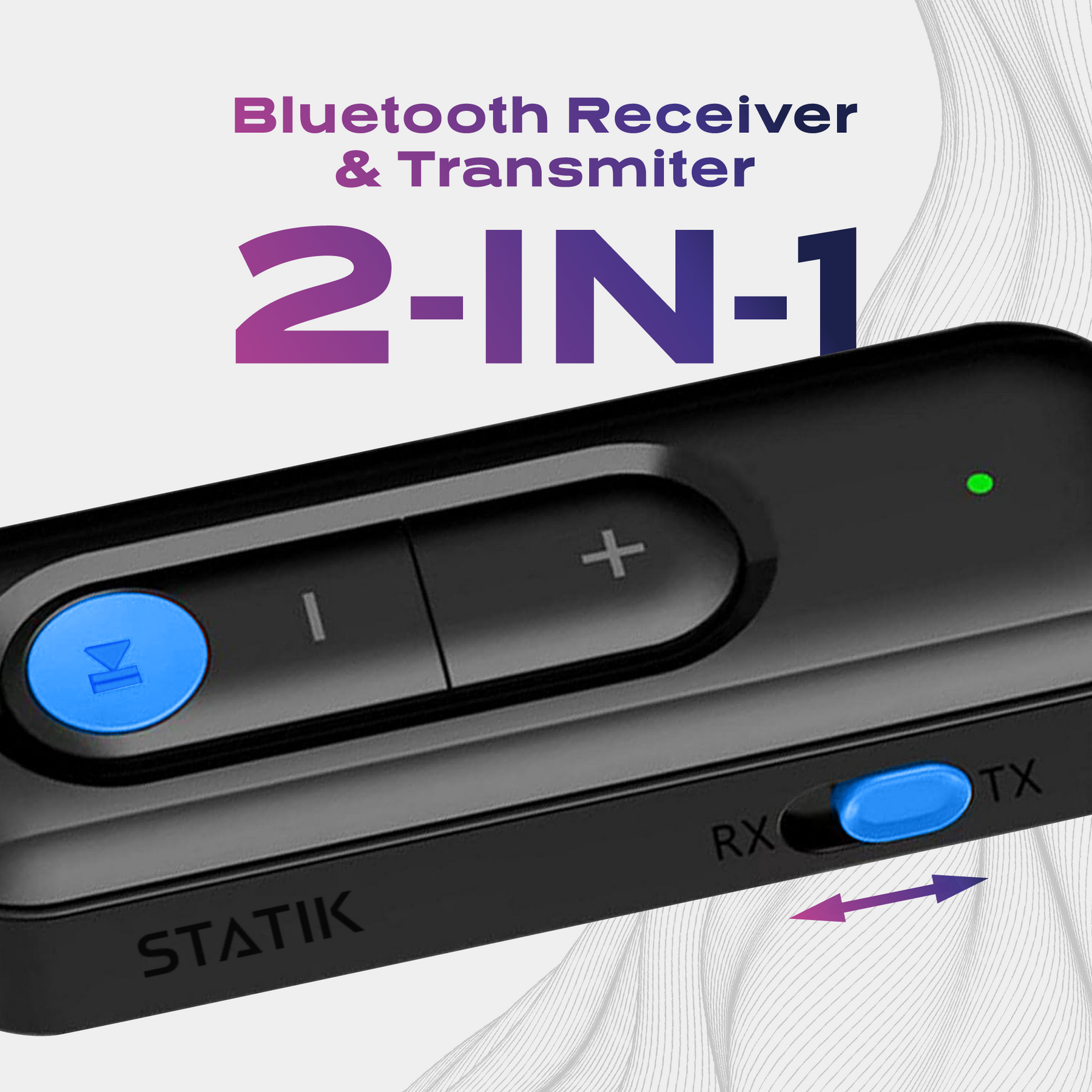 BlueSnap | Bluetooth Wireless Audio Transmitter