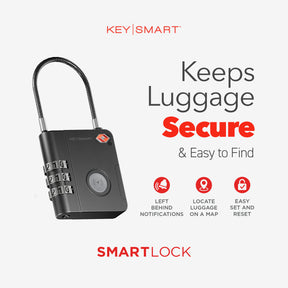 SmartLock Tracking Device | Luggage Lock | Works With Apple Find My App