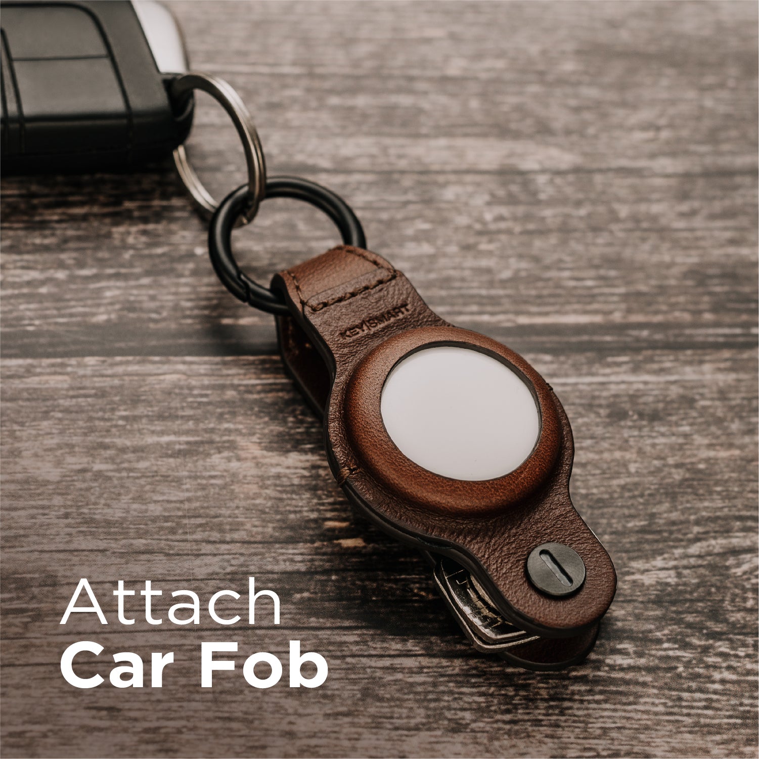 Modern - Genuine Leather Smart Key Wallet DIY Keyholder EDC Pocket Car Key  Organizer Minimalist