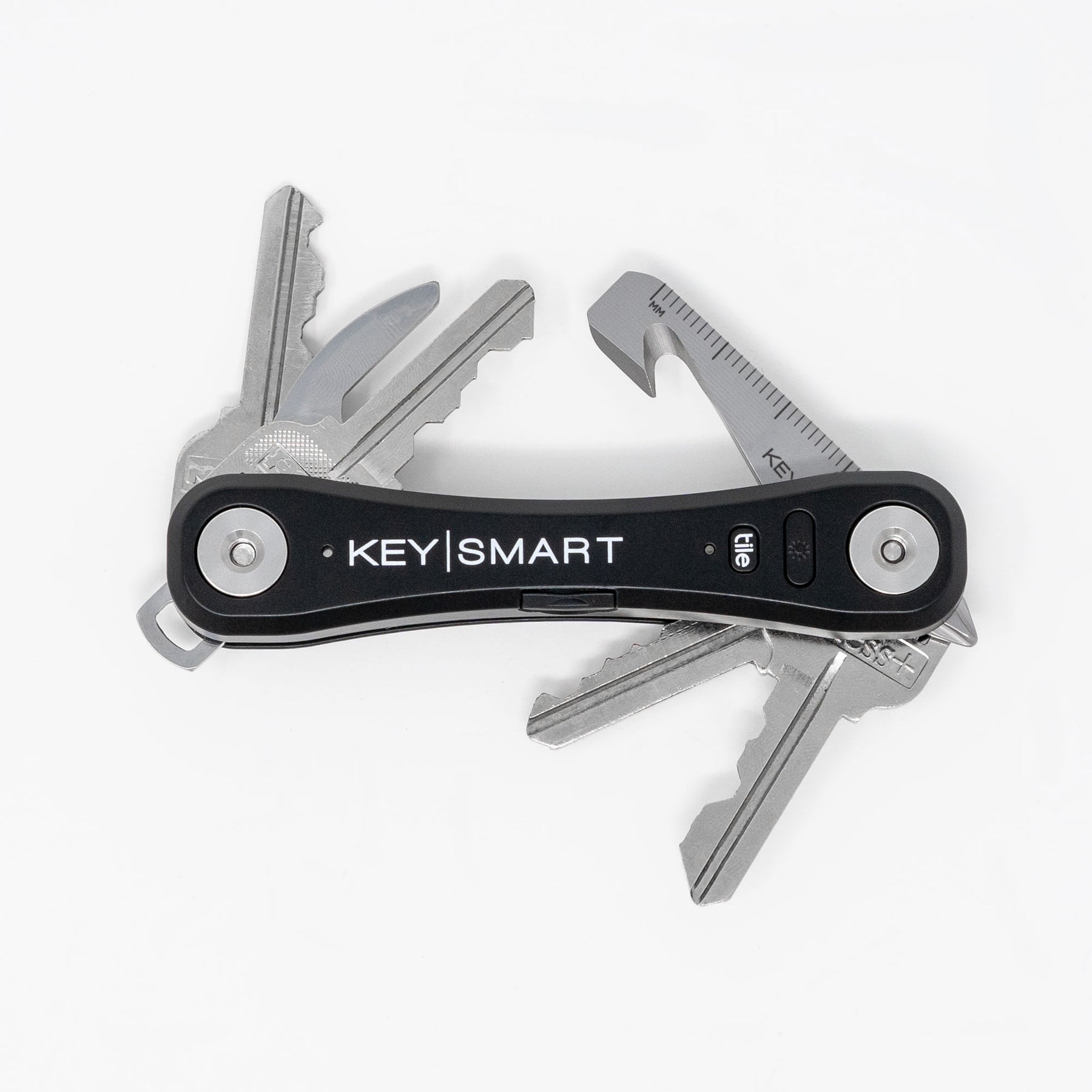  KeySmart MultiTool - Herramienta multiusos 5 en 1 para llavero  con cortador de caja con clip de desconexión rápida de acero inoxidable  KeySmart : Herramientas y Mejoras del Hogar